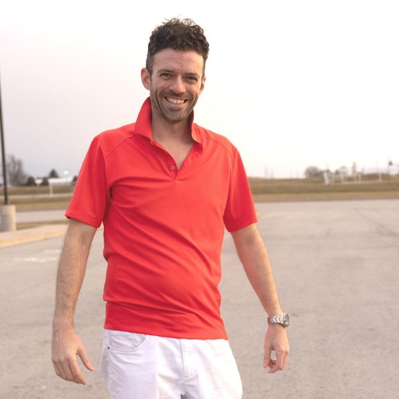 Nike Reddish Pink Vibrant NIKEGOLF Tour Performance Polo: Shirt Size Small - Picture 3 of 7